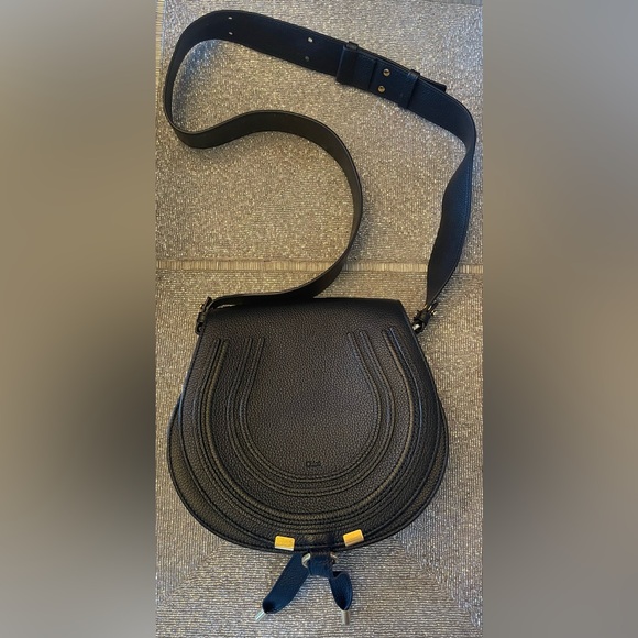 Chloe Marcie Round Crossbody Saddle Bag (Medium) - Authentic